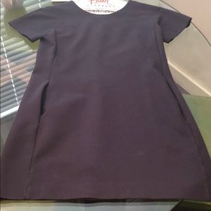 Theory short sleeve fitted dress